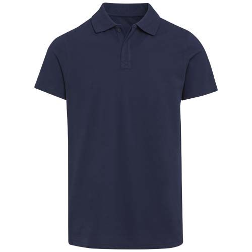 Polo orgánico con certificado OCS de manga corta unisex de 180 g/m² Graphite