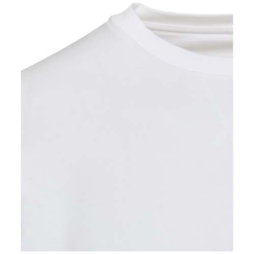 white Jersey de cuello redondo de material reciclado orgánico con certificado OCS unisex de 280 g/m² Jasper