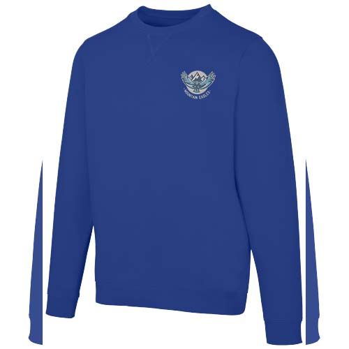 Jersey de cuello redondo de material reciclado orgánico con certificado OCS unisex de 280 g/m² Jasper