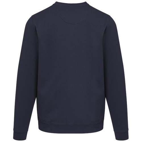 azul marino Jersey de cuello redondo de material reciclado orgánico con certificado OCS unisex de 280 g/m² Jasper