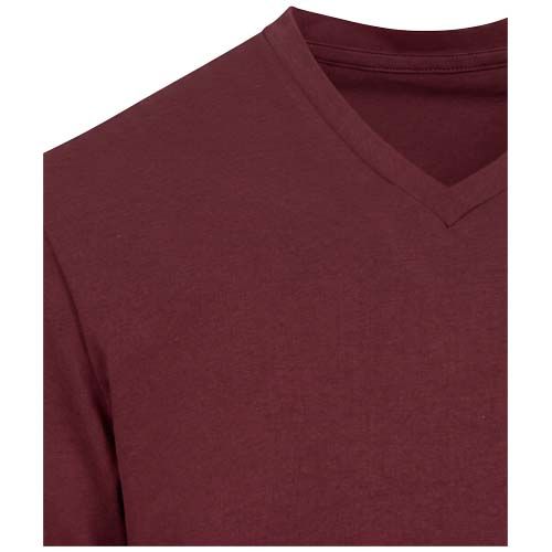 Camiseta orgánica unisex con certificado OCS de manga corta y cuello de pico de 200 g/m² Balfour