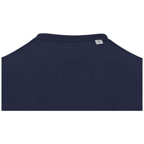 azul marino Camiseta orgánica unisex con certificado OCS de manga corta y cuello de pico de 200 g/m² Balfour