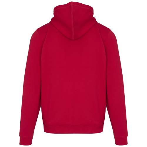 red Sudadera con capucha unisex orgánica reciclada con certificado OCS de 280 g/m² Jasper
