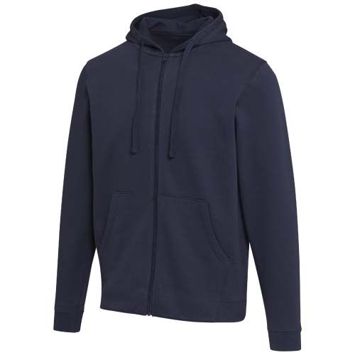 azul marino Sudadera con capucha unisex orgánica reciclada con certificado OCS de 280 g/m²