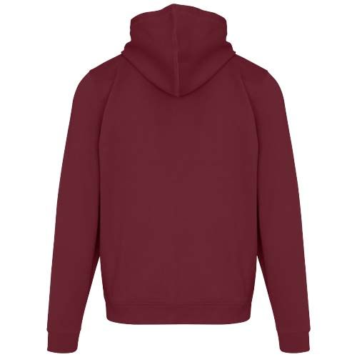 burdeos intenso Sudadera con capucha unisex orgánica reciclada con certificado OCS de 280 g/m² Jasper