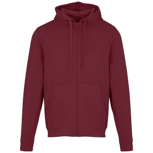 burdeos intenso Sudadera con capucha unisex orgánica reciclada con certificado OCS de 280 g/m² Jasper