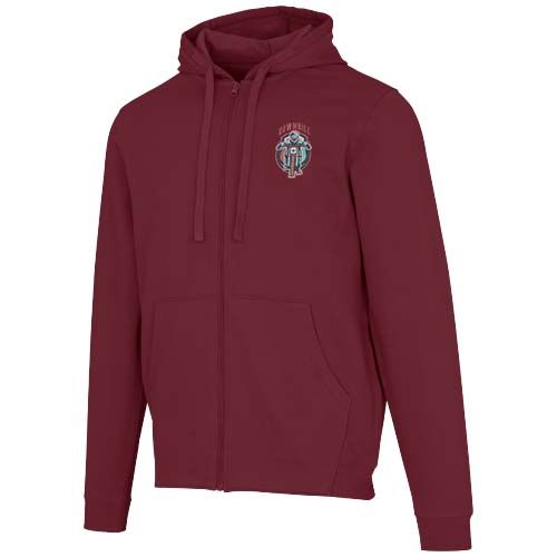 burdeos intenso Sudadera con capucha unisex orgánica reciclada con certificado OCS de 280 g/m² Jasper