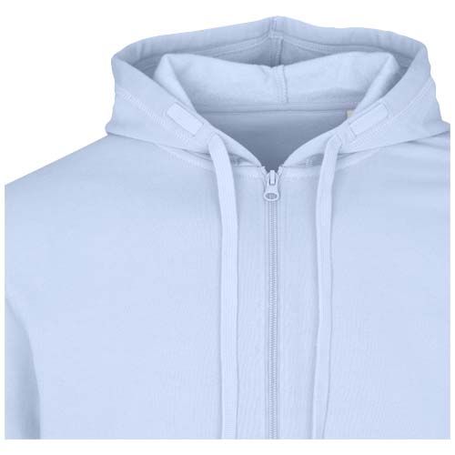 azul brumoso Sudadera con capucha unisex orgánica reciclada con certificado OCS de 280 g/m² Jasper