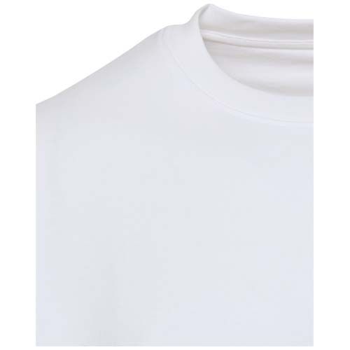 white Jersey unisex de 280 g/m2 orgánico con certificado OCS oversize de cuello redondo Boris