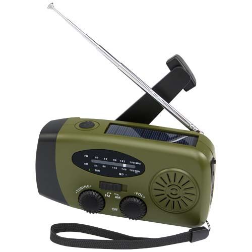 RADIO DE EMERGENCIA RCS DE PLÁSTICO RECICLADO