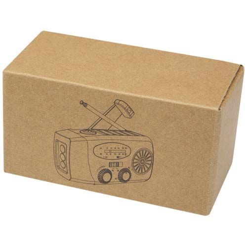 verde militar Radio de emergencia RCS de plástico reciclado