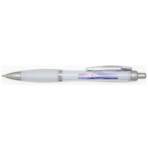 Stylo bille en plastique recyclé RCS avec corps et grip colorés (encre noire) Nash - 2