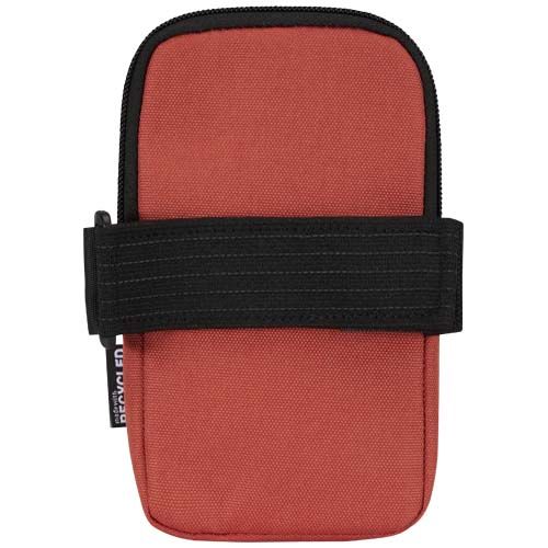rojo de ladrillo Bolsa para botellas reciclada con certificado GRS
