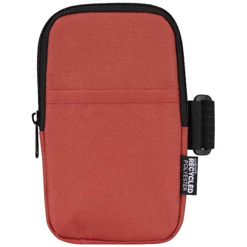 rojo de ladrillo Bolsa para botellas reciclada con certificado GRS