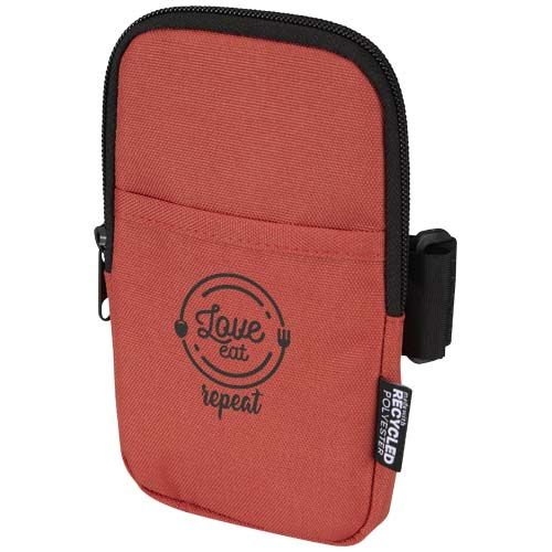 rojo de ladrillo Bolsa para botellas reciclada con certificado GRS