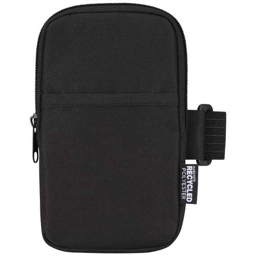 black Bolsa para botellas reciclada con certificado GRS