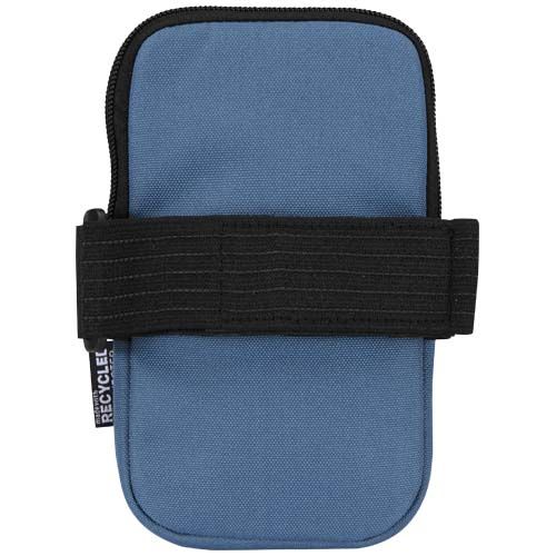 azul oscuro Bolsa para botellas reciclada con certificado GRS