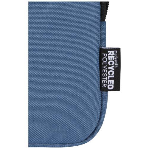 azul oscuro Bolsa para botellas reciclada con certificado GRS