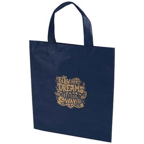 azul marino Bolsa Tote pequeña de 3 L reciclada con certificado GRS