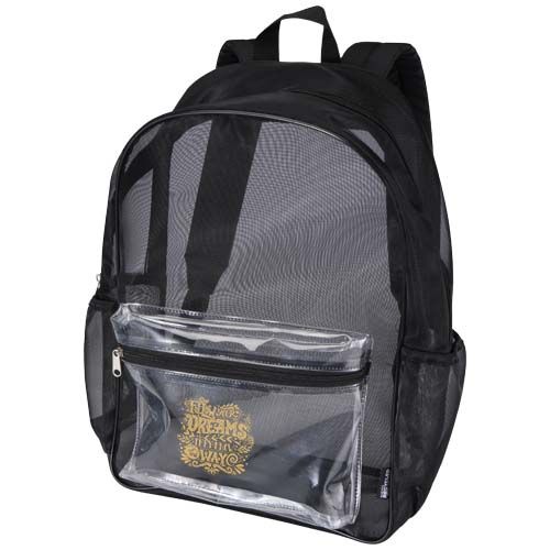 black Mochila reciclada con certificado GRS de 18 L
