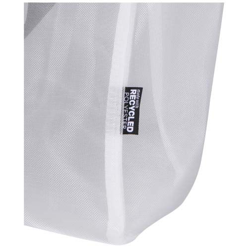white Bolsa Tote reciclada con certificado GRS de 23L
