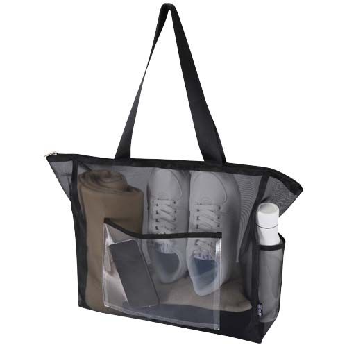 black Bolsa Tote reciclada con certificado GRS de 23L