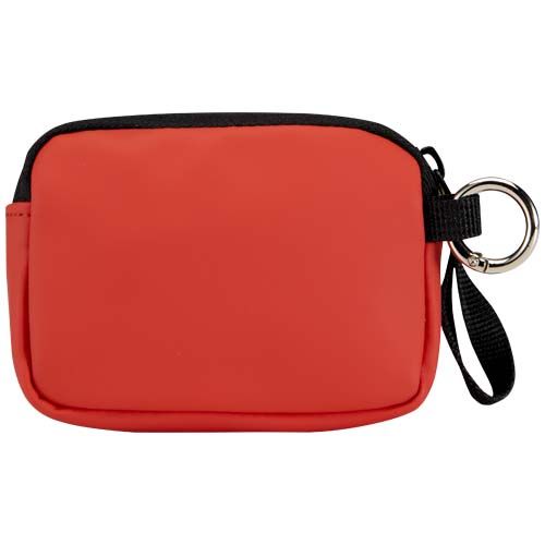 rojo de ladrillo Billetera reciclada con certificado GRS