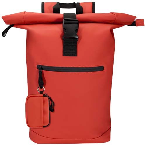 rojo de ladrillo Billetera reciclada con certificado GRS