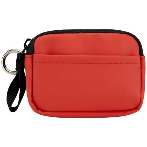 rojo de ladrillo Billetera reciclada con certificado GRS