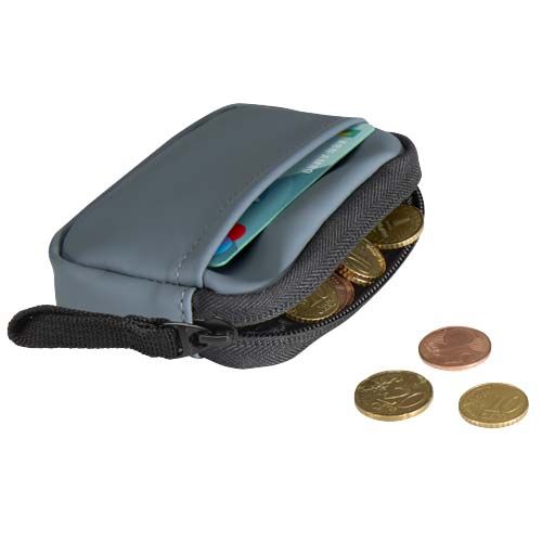 azul oscuro Billetera reciclada con certificado GRS