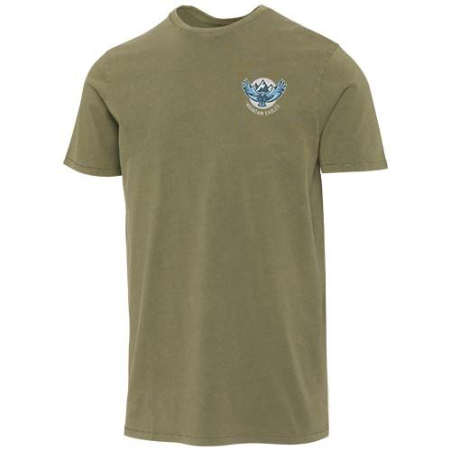 Camiseta de manga corta lavada de 160 g/m2 para hombre 