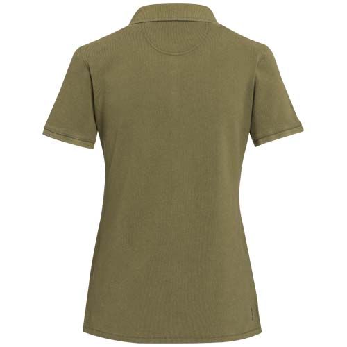 verde bosque Polo de 200 g/m2 lavado para mujer Calgary