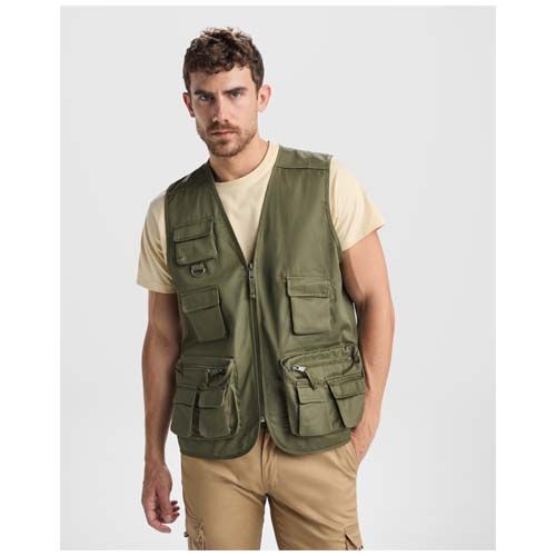 Gilet de travail multi-poches à col en V Venera de 200 g/m2 - 5