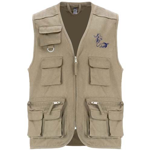 Gilet de travail multi-poches à col en V Venera de 200 g/m2 - 2