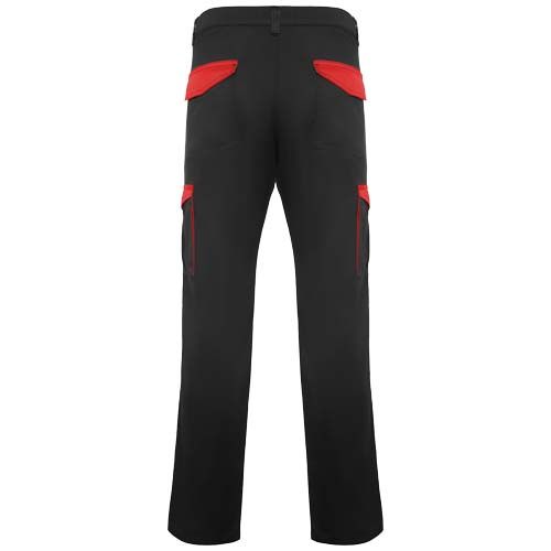 negro/rojo Pantalones de trabajo de 250 g/m2
