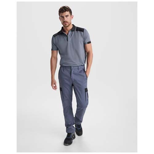 gris plomo/naranja Pantalones de trabajo de 250 g/m2