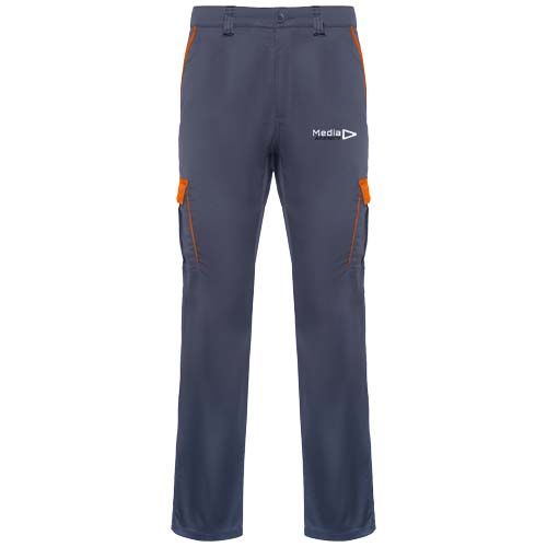 gris plomo/naranja Pantalones de trabajo de 250 g/m2