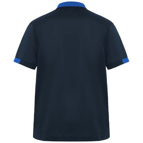 azul marino/azulón Polo de manga corta antibacteriano unisex de 160 g/m2 Samurai