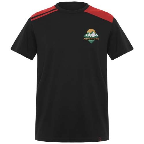 negro/rojo Camiseta de manga corta de 160 g/m2 para hombre Expedition