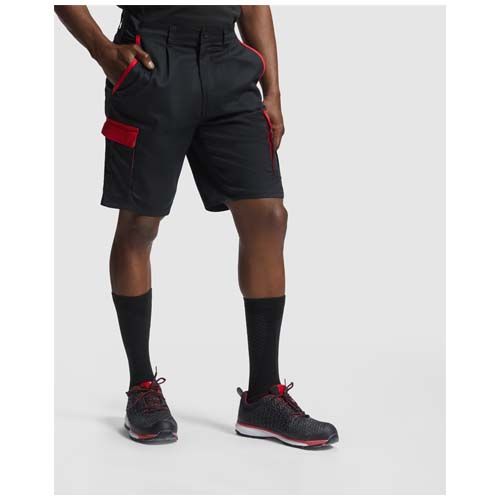 gris plomo/naranja Pantalones cortos de trabajo de 250 g/m2