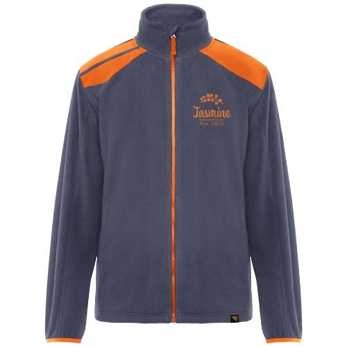 gris plomo/naranja Chaqueta micropolar unisex Terrano