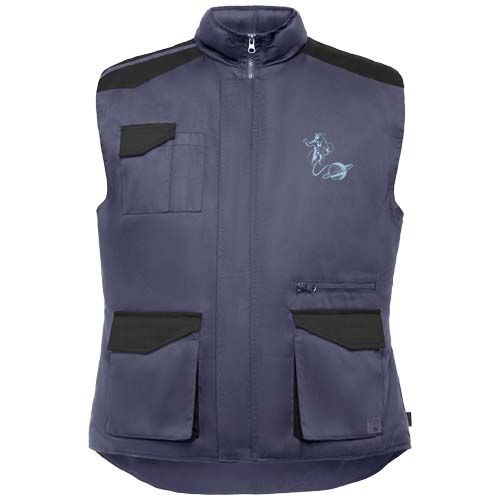 gris plomo/negro Chaleco de trabajo multi bolsillos bolsillos