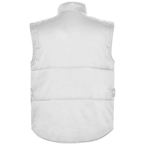 white Chaleco de trabajo multiusos cálido con cuello alto Almanzor