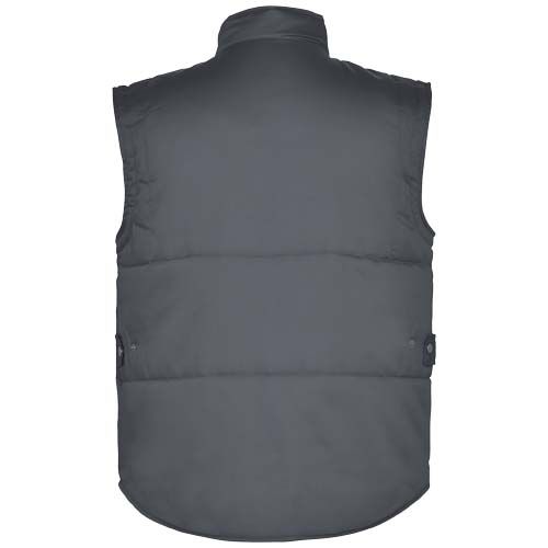 gris plomo Chaleco de trabajo multiusos cálido con cuello alto Almanzor