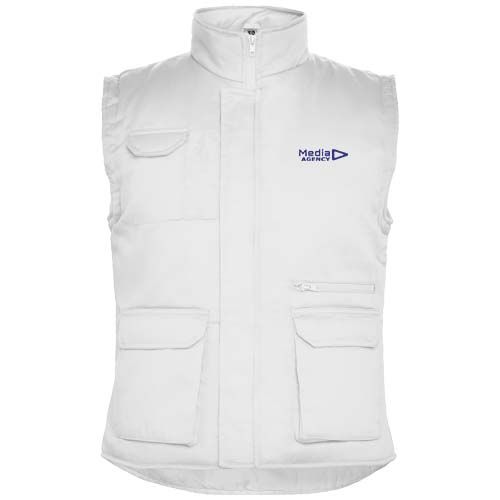Chaleco de trabajo multiusos cálido con cuello alto 