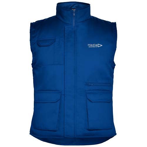 Chaleco de trabajo multiusos cálido con cuello alto 