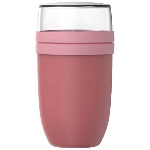 pink Fiambrera con aislamiento de 750+300 ml
