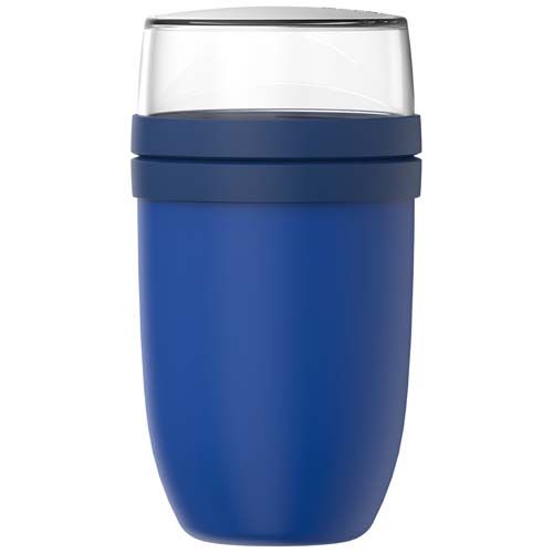 azul vivo Fiambrera con aislamiento de 750+300 ml