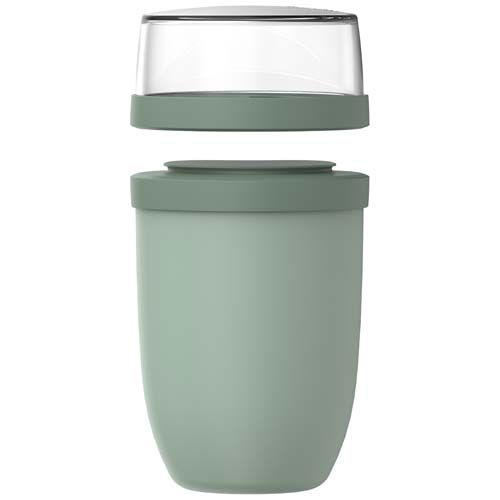 verde salvia Fiambrera con aislamiento de 750+300 ml