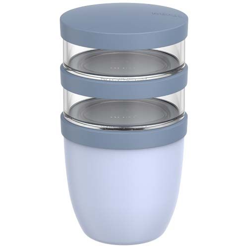 Fiambrera con aislamiento con 3 piezas de 500 ml + 2 × 200 ml Mepal Ellipse